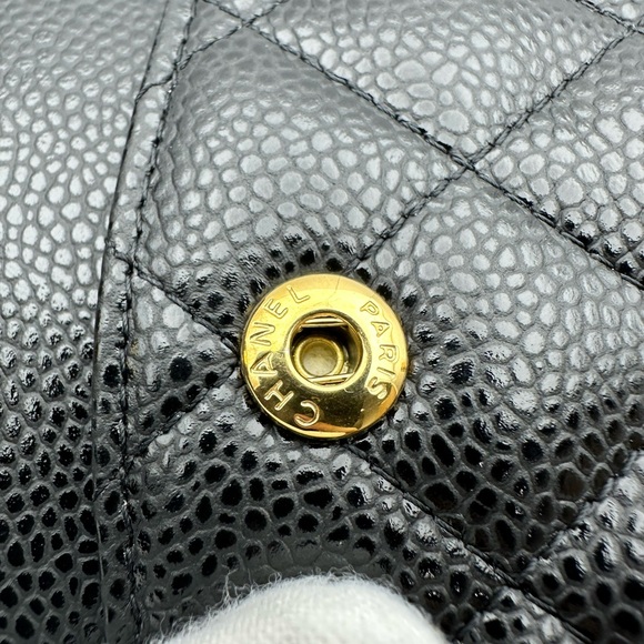 Authentic Chanel flap bag with original box and dust bag. - Picture 13 of 14